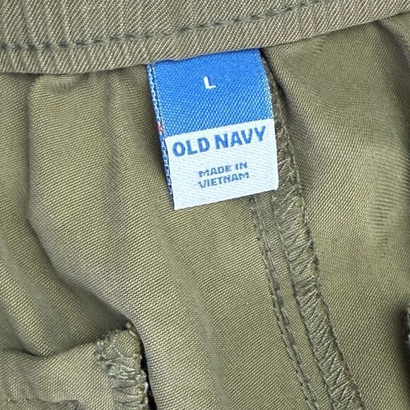 NEW Old Navy Arboretum Pull On Jogger Pant Women Size Large Army Green - Picture 6 of 13